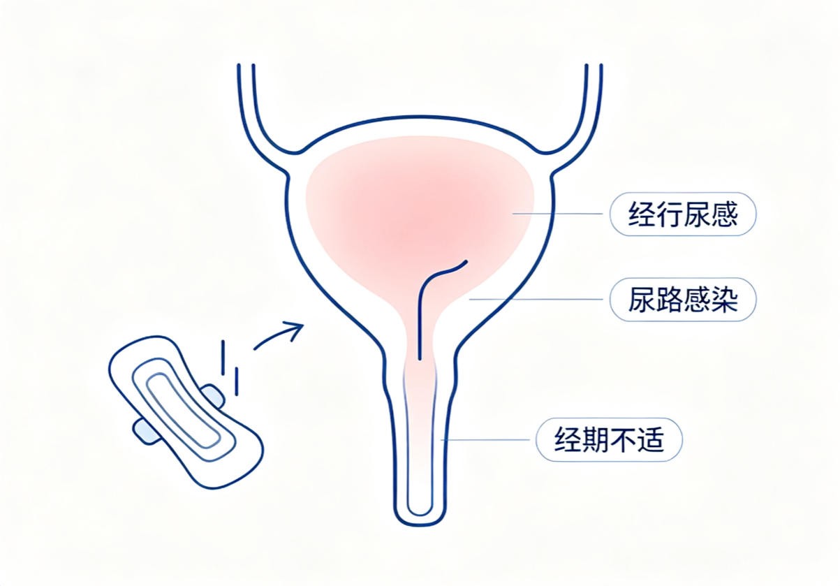 经行尿感