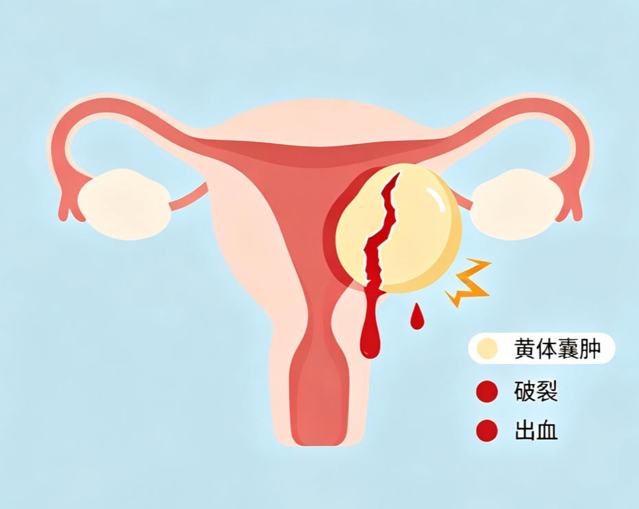卵巢黄体囊肿破裂