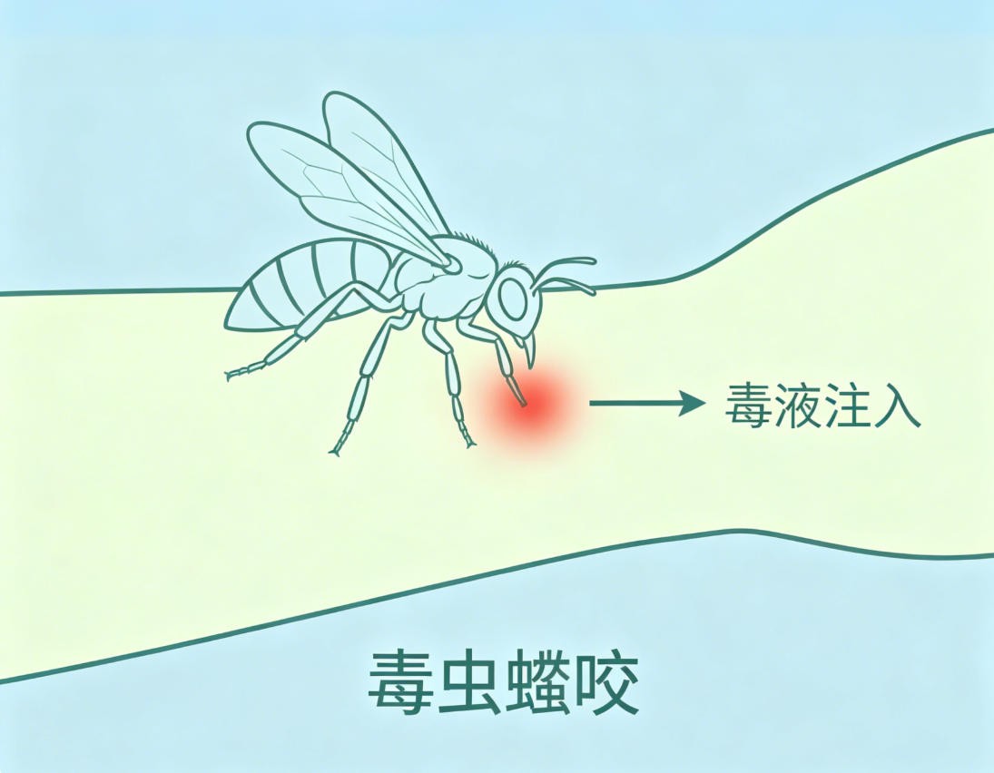 毒虫螫咬伤