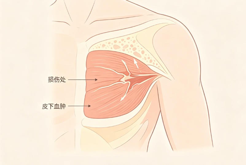 胸壁软组织损伤