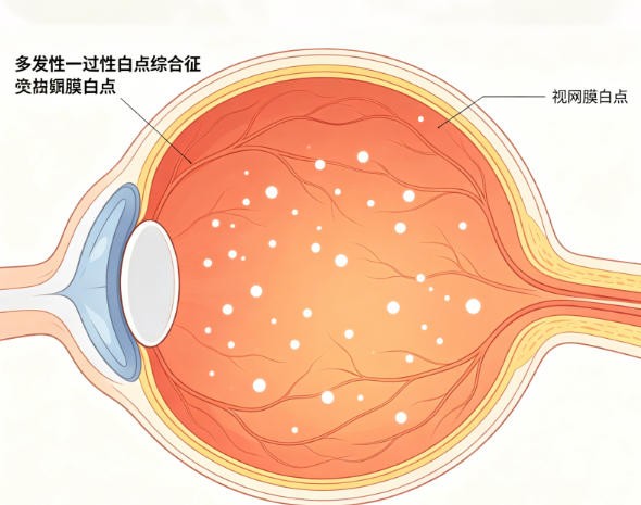 多发性一过性白点综合征