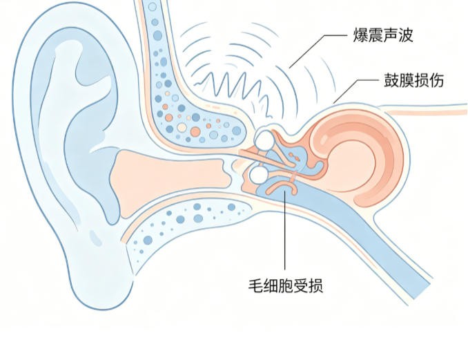 爆震性耳聋